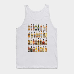 Whiskey Bottles Tank Top